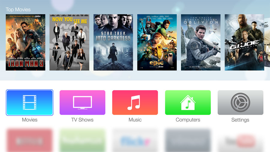 Apple TV iOS9 mock-up