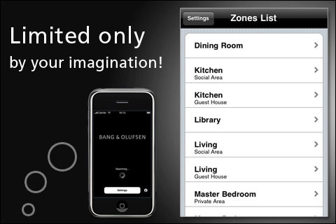 Klik for større billede B&O App til iPhone og iPod