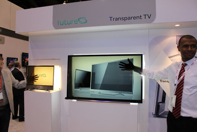 Haier’s transparent 46-inch TV
