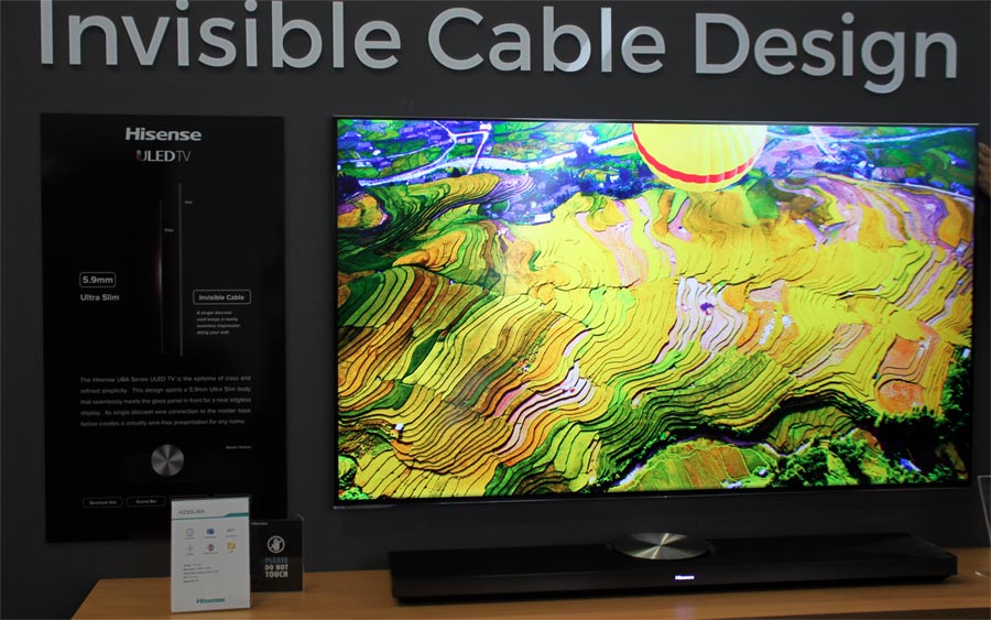 Hisense invisible cable