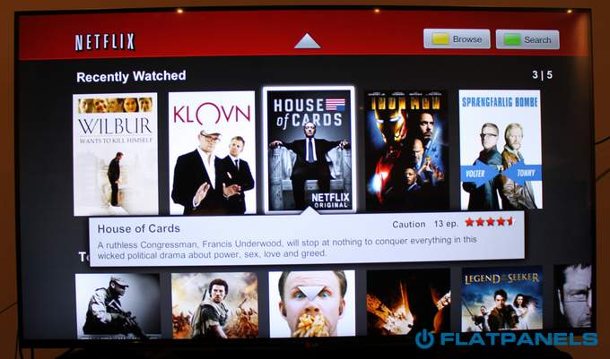 Klik for større billede LG LA860W test