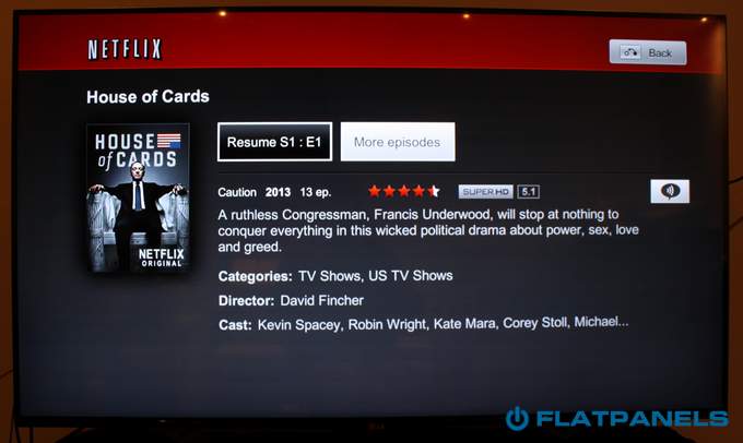 Klik for større billede LG LA860W test