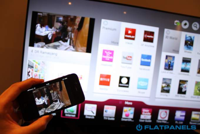 Klik for større billede LG LA860W test