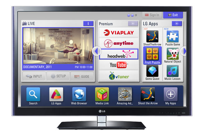 Viaplay i LGs Smart TV