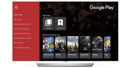 Google Play LG Smart TV