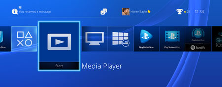 PlayStation 4 medieafspiller