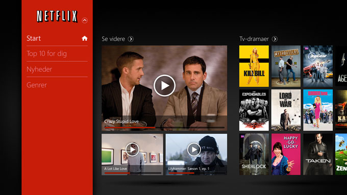 Netflix på Windows 8
