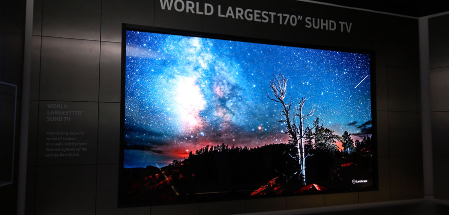 Samsung 170-tommer SUHD TV