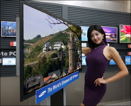 Klik for større billede Samsung 3,9 mm tyndt LED-TV
