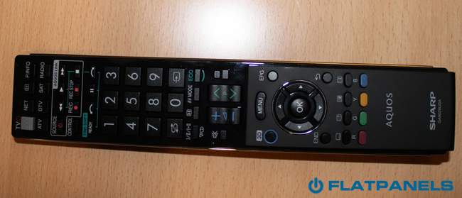 Klik for større billede Sharp 70LE836S test