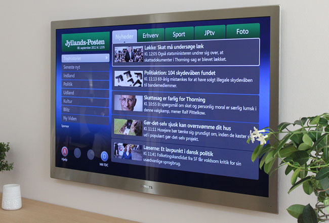 TDCs TV Apps via Tv-boksen