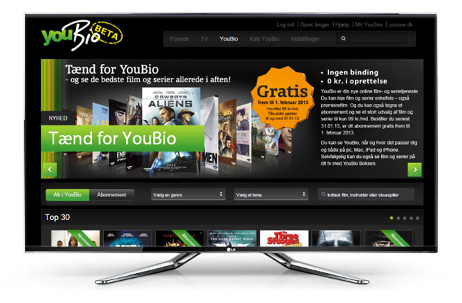 YouBio-app er klar på LGs Smart TV