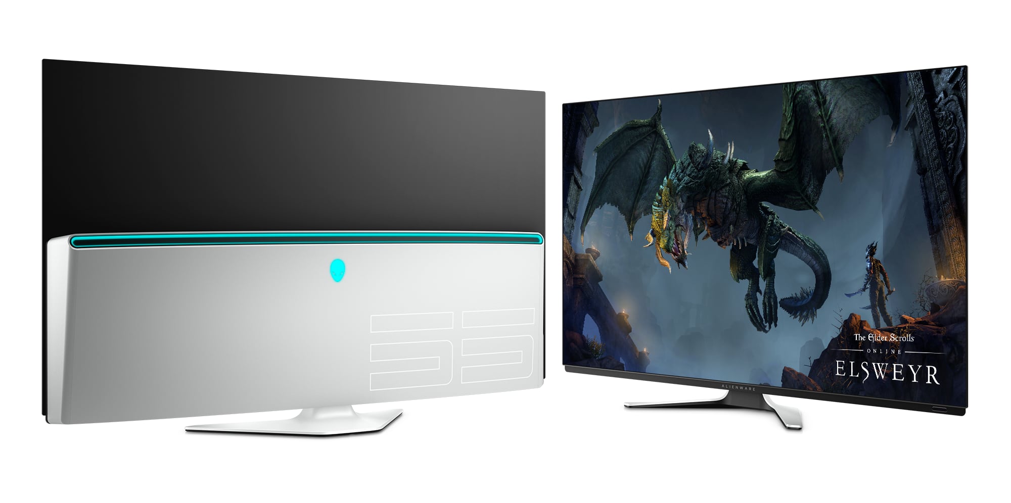 Alienware lancerer 55" OLED gaming-monitor uden HDMI 2.1 - FlatpanelsDK