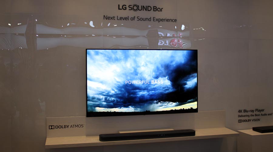 LG SJ9 Dolby Atmos soundbar