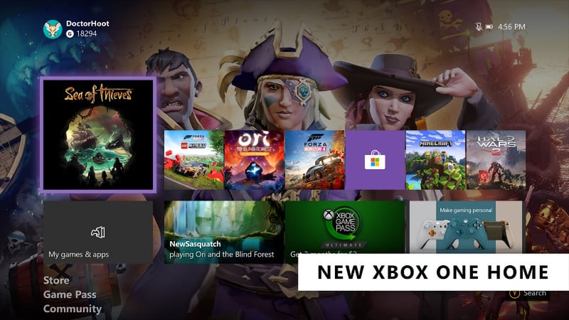Xbox brugerflade 2020