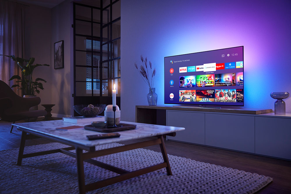  Android 9 Pie på Philips TV