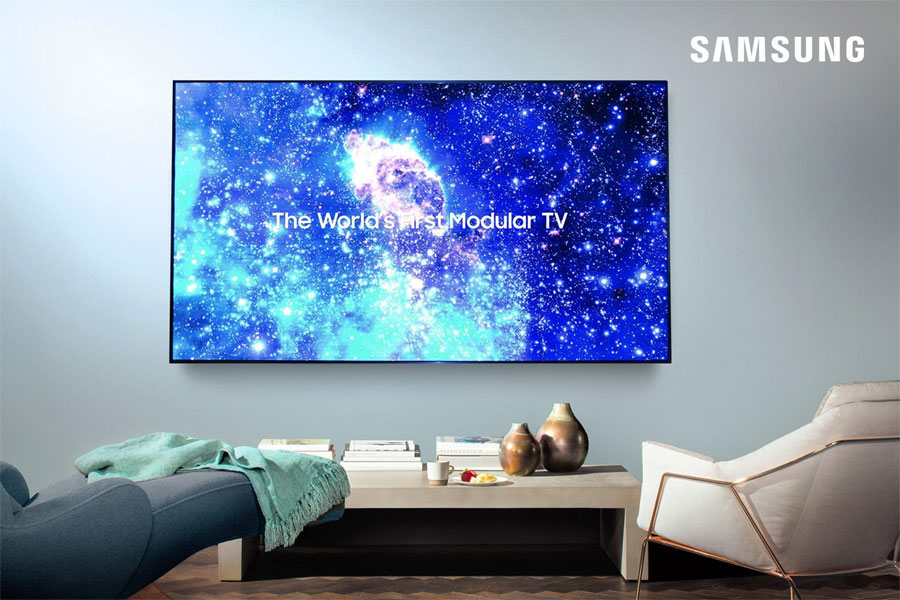 Samsung 75-tommer microLED TV