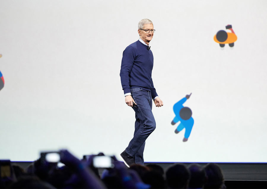 Tim Cook ved WWDC17
