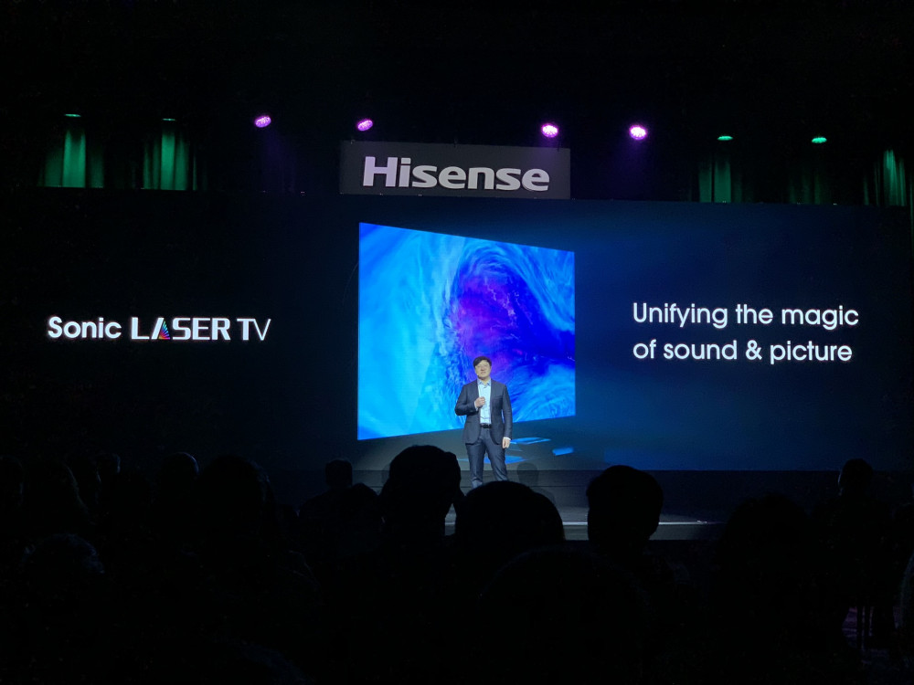 Hisense Laser TV er en laser-projektor